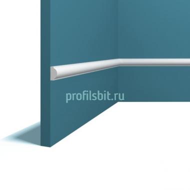 Молдинг Перфект Плюс P180 белый ударопрочный полимер 20х11 2 м