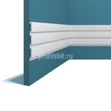 Стеновая декоративная панель Перфект Плюс P124-2800 белый ударопрочный полимер 14х200 2,8 м