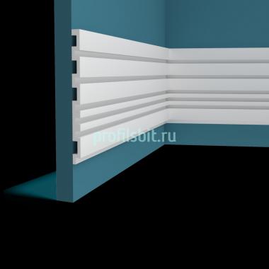 Стеновая декоративная панель Перфект Плюс P165-2800 белый ударопрочный полимер 14х200 2,8 м
