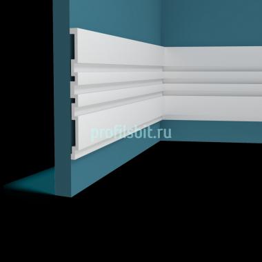 Стеновая декоративная панель Перфект Плюс P167 белый ударопрочный полимер 14х200 2 м