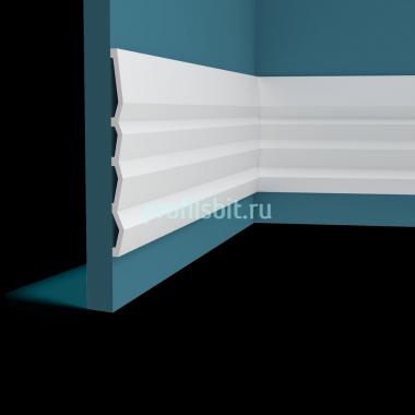 Стеновая декоративная панель Перфект Плюс P172 белый ударопрочный полимер 14х200 2 м