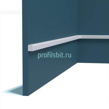 Молдинг Перфект Плюс P202 белый ударопрочный полимер 15х19 2 м