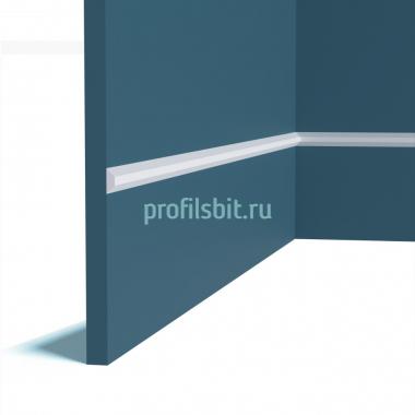 Молдинг Перфект Плюс P198 белый ударопрочный полимер 15х15 2 м