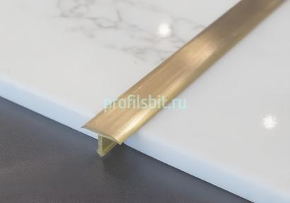 Шлифованный латунный Т-профиль 10х8 мм SP10 3 м