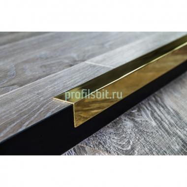 Полированный уголок из латуни 15х15 мм PA15 3м