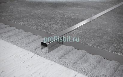 Стальной П-профиль 10х15 FSUP15-P полированный 2,7м