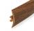 Гибкий порог ПВХ 40 мм Cezar Flex Line 77 Орех 3 м