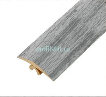 Гибкий порог ПВХ 40 мм Cezar Flex Line 78 Дуб светло-серый 12 м