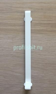 Металлический стык для плинтуса ПТ-40 М белый