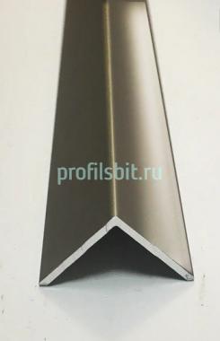 Алюминиевый уголок 19х19 мм равнополочный ПБ19х19 шампань люкс 2,7м