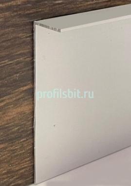 Плинтус алюминиевый для гипсокартона 70х14 мм ПБ-70х14 сырой алюминий 3 м