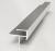 Алюминиевый профиль ОП-029 10 мм угловой под ДСП 3 м