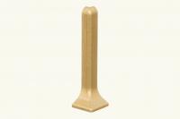 Уголок внешний ПВХ для плинтуса Евротрим L-60 2157.00 золото