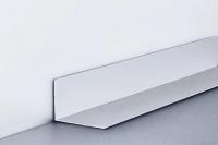 Отделочный алюминиевый уголок 30х30 мм Евротрим 0344.01 серебро 3 м