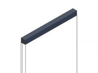 Декоративный молдинг 12х12 мм HiWood D12V1 BU22 фитополимер под дерево 2.7м