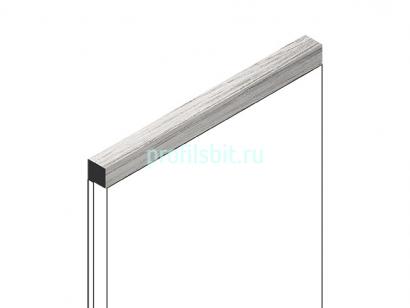 Декоративный молдинг 12х12 мм HiWood D12V1 GR24 фитополимер под дерево 2.7м