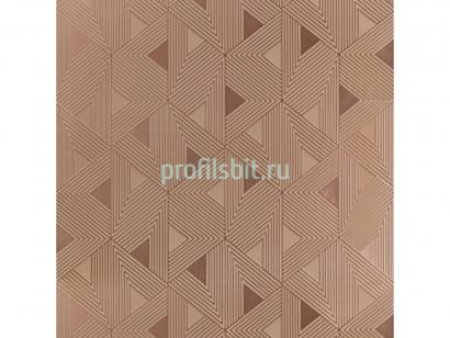 Декоративная стеновая панель 3D 600х4х3000 мм HiWood Maximum DM629 BR56 с рельефным узором