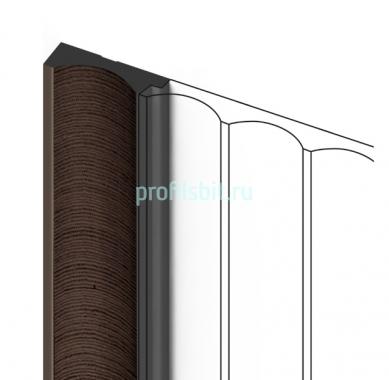 Финишный молдинг для панелей HiWood LF139A BR354 под дерево 12х32 мм 2,7 м