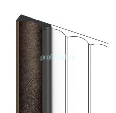 Финишный молдинг для панелей HiWood LF139A BR405 под дерево 12х32 мм 2,7 м