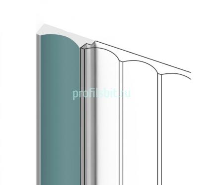 Финишный молдинг для панелей HiWood LF139A BU27 зеленый 12х32 мм 2,7 м