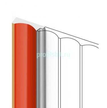 Финишный молдинг для панелей HiWood LF139A OR3G красный 12х32 мм 2,7 м