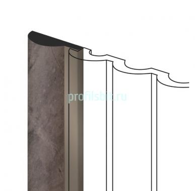 Финишный молдинг для панелей HiWood LF140A BR492 под дерево 12х36 мм 2,7 м