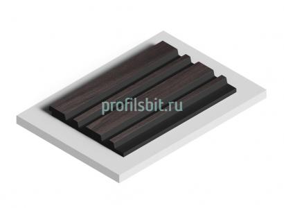 Стеновая панель отделочная HiWood LV122 BR395K под дерево 12х120 мм 2,7 м