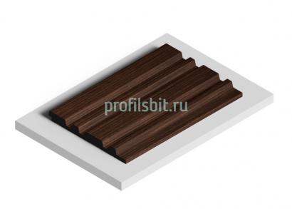 Стеновая панель отделочная HiWood LV122 BR396 под дерево 12х120 мм 2,7 м
