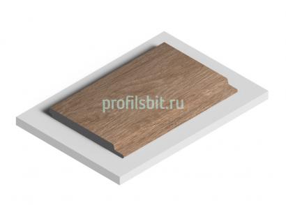 Стеновая панель отделочная HiWood LV127 BR416 под дерево 12х120 мм 2,7 м