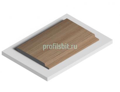 Стеновая панель отделочная HiWood LV127 BR417 под дерево 12х120 мм 2,7 м