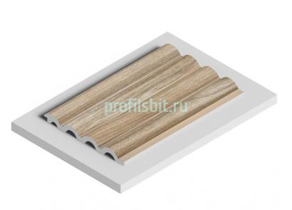 Стеновая панель отделочная HiWood LV140 BR496 под дерево 12х120 мм 2,7 м