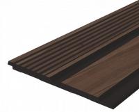 Отделочная панель 120х12 мм Hiwood LV123 BR395K под дерево 2,7м