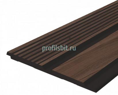 Отделочная панель 120х12 мм Hiwood LV123 BR395K под дерево 2,7м