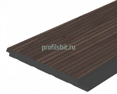 Отделочная панель 120х12 мм Hiwood LV127L BR395 под дерево 2,7м