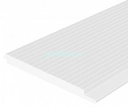 Отделочная панель 120х12 мм Hiwood LV127L NP белый 2,7м