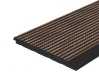 Отделочная панель 120х12 мм Hiwood LV127 BR396К под дерево 2,7м