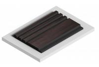 Отделочная панель 120х12 мм Hiwood LV128 BR395K под дерево 2,7м