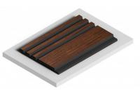 Отделочная панель 120х12 мм Hiwood LV128 BR396K под дерево 2,7м