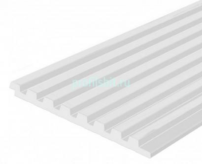 Отделочная панель 120х12 мм Hiwood LV129 NP белый 2,7м