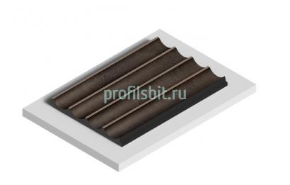 Отделочная панель 120х12 мм Hiwood LV139 BR405 под дерево 2,7м