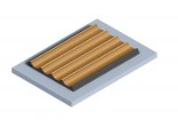 Отделочная панель 120х12 мм Hiwood LV139 G365 бежевый 2,7м