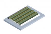 Отделочная панель 120х12 мм Hiwood LV139 GN81G зеленый 2,7м