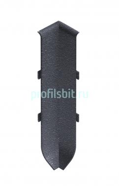 Угол внутренний для напольного плинтуса 100 мм NEEXY I-AKBD100-SA муар антрацит