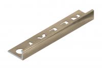 L-профиль 8 мм алюминиевый NEEXY PV01-08 MCP шампань матовая 2.7 м