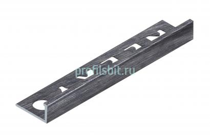 L-профиль 8 мм алюминиевый NEEXY PV01-45 BBS-D серебро блестящее браш 2.7 м