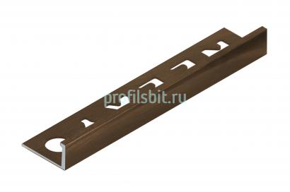 L-профиль 8 мм алюминиевый NEEXY PV01-47 MBR-D темная бронза матовая 2.7 м