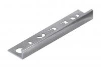 L-профиль 10 мм алюминиевый NEEXY PV02-02 MS серебро матовое 2.7 м