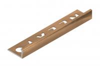 L-профиль 10 мм алюминиевый NEEXY PV02-04 MG золото матовое 2.7 м