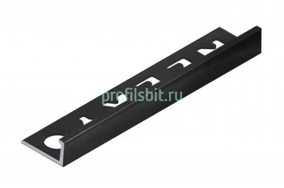 L-профиль 10 мм алюминиевый NEEXY PV02-19 BBL черный блестящий 2.7 м