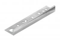 L-профиль 10 мм алюминиевый NEEXY PV02-41 SW муар белый 2.7 м